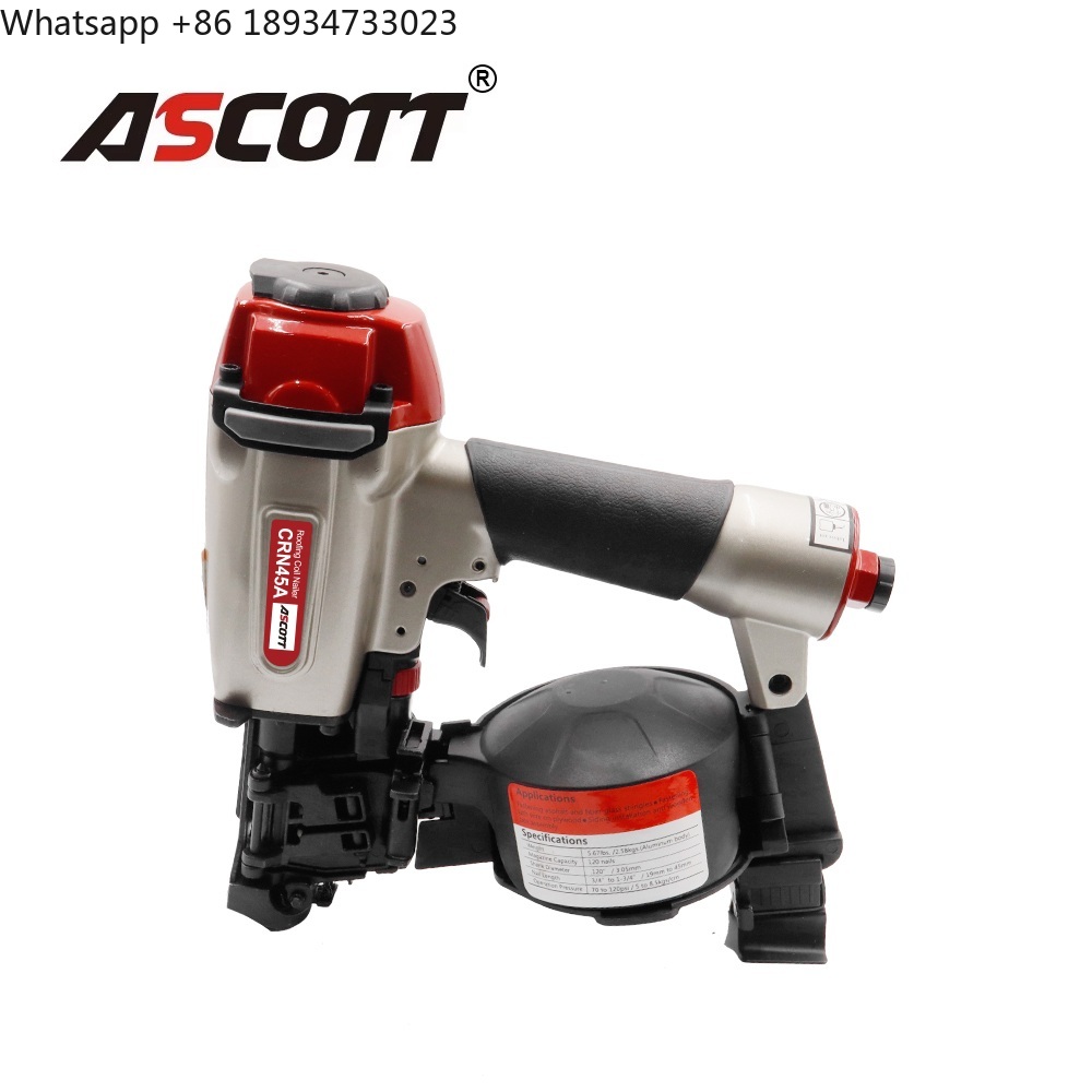 Coil Roofing Nailer Pneumatic 15 Degree - Paku Atap Pneumatik Aluminium CRN45 Ringan