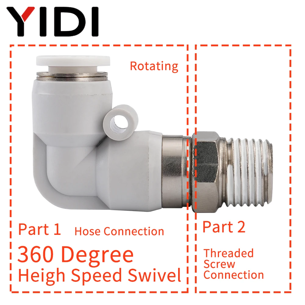 10/4/1 buah selang udara rotas - Swivel Air Hose Fitting Quick Connect 1/4 ulasan dan harga