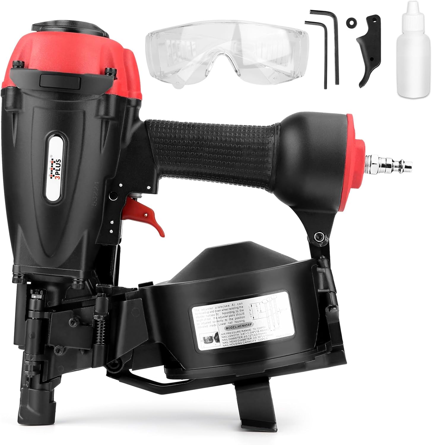 Paku Tembak Atap Pneumatik, 11 - Coil Roofing Nailer Pneumatic 15 Degree ulasan dan harga