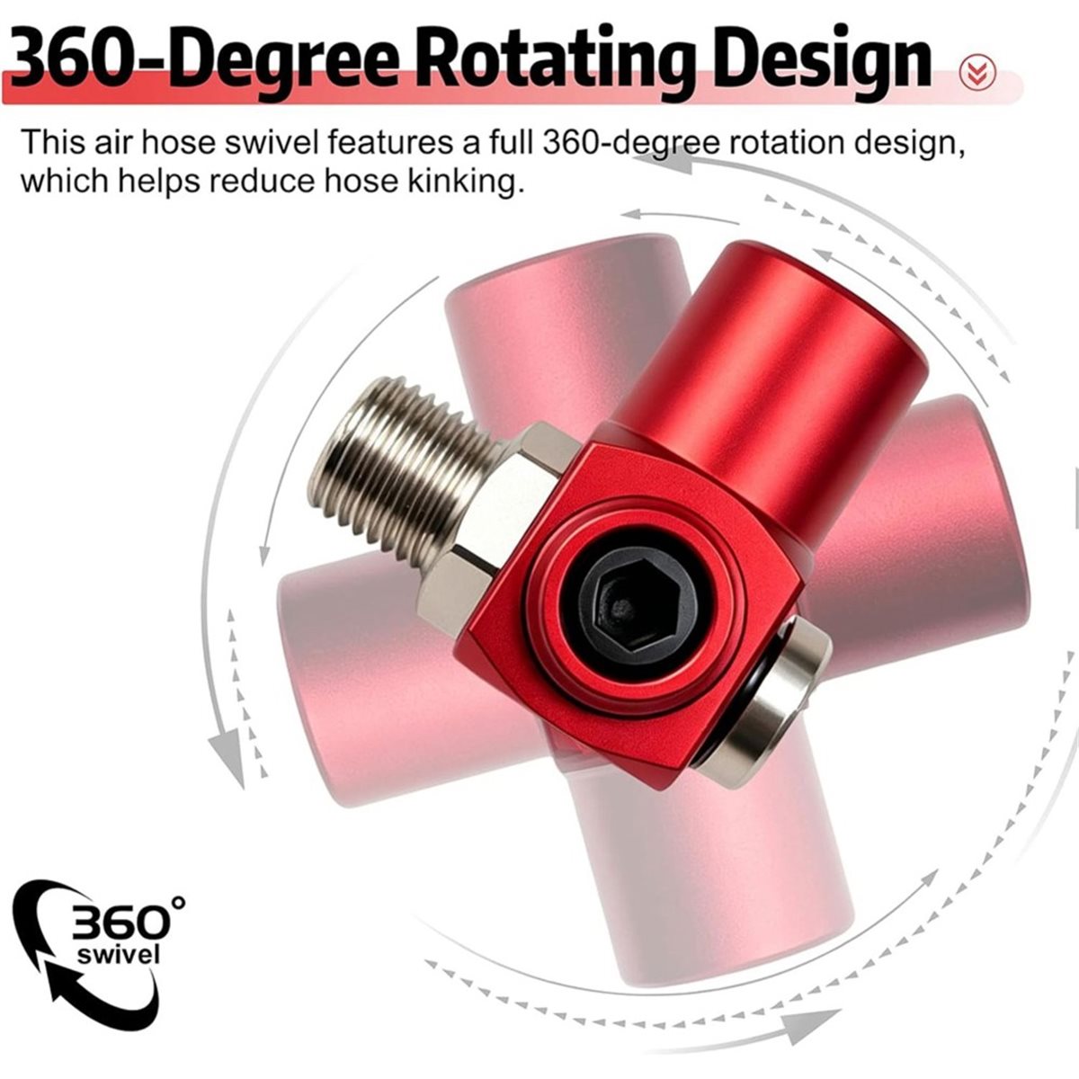 2 Paket, Sambungan Selang Udar - Swivel Air Hose Fitting Quick Connect 1/4 ulasan dan harga