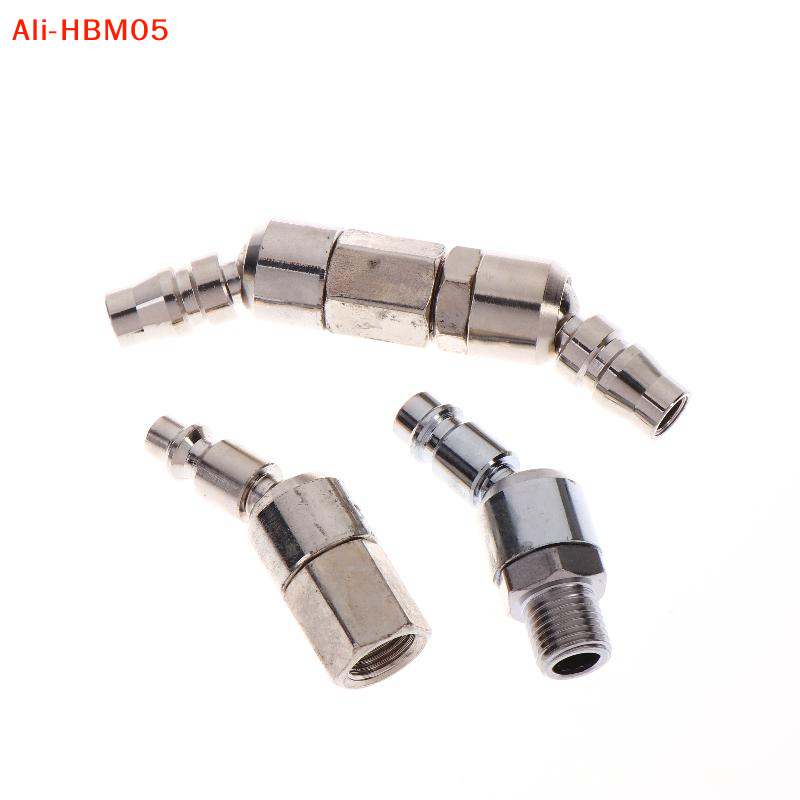 (HB05)1 Buah Sambungan Tipe Er - Swivel Air Hose Fitting Quick Connect 1/4 ulasan dan harga