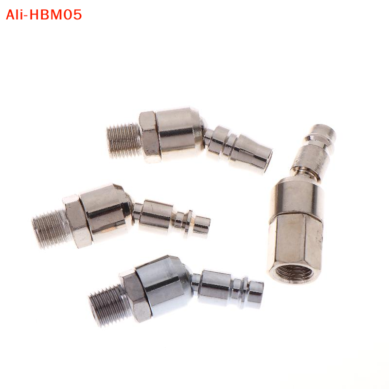 (HB05)1 Buah Sambungan Tipe Er - Swivel Air Hose Fitting Quick Connect 1/4 ulasan dan harga