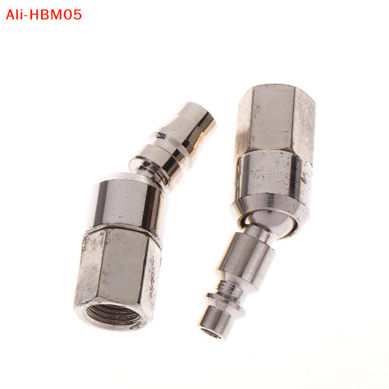 (HB05)1 Buah Sambungan Tipe Er - Swivel Air Hose Fitting Quick Connect 1/4 ulasan dan harga