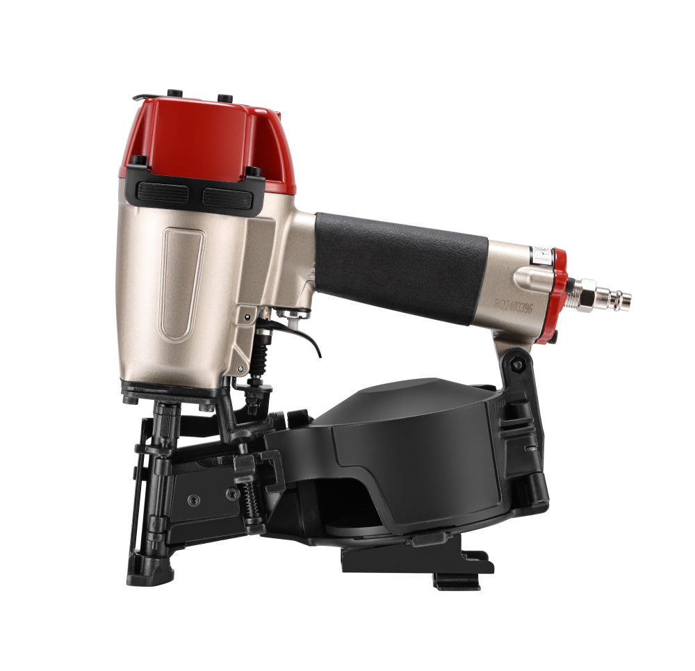 Nailer atap CRN45B2, pistol pa - Coil Roofing Nailer Pneumatic 15 Degree ulasan dan harga