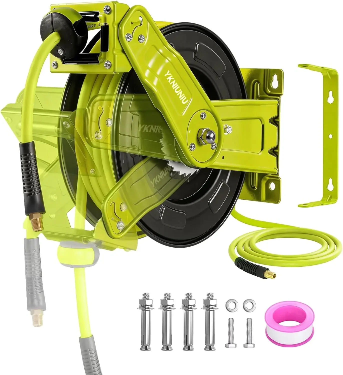 Gulungan Selang Udara yang Dap - Air Compressor Air Hose 3/8 Hybrid 50Ft ulasan dan harga