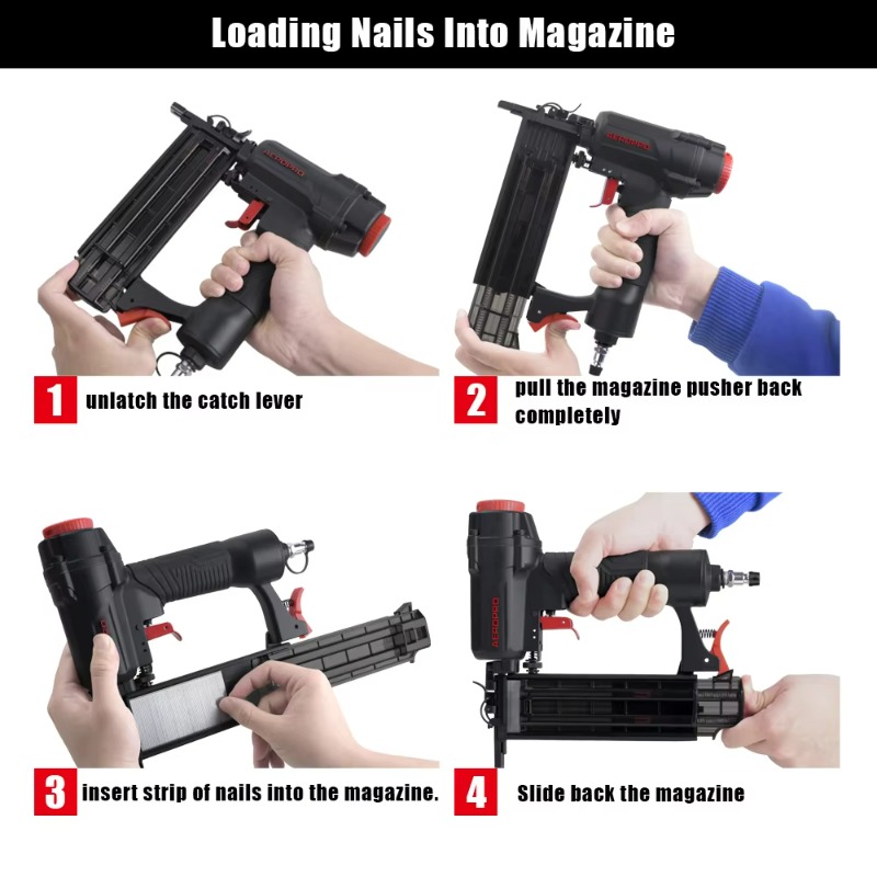 AF50 15-50mm, Alat Paku Pneuma - Air Brad Nailer 18 Gauge 2 In 1 ulasan dan harga