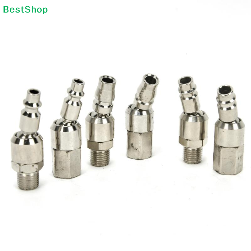 1 buah, tipe Eropa/Jepang/AS,  - Swivel Air Hose Fitting Quick Connect 1/4 ulasan dan harga