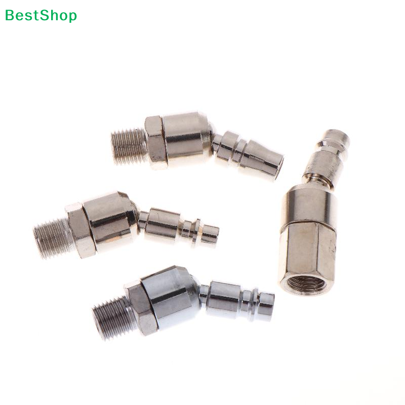 1 buah, tipe Eropa/Jepang/AS,  - Swivel Air Hose Fitting Quick Connect 1/4 ulasan dan harga