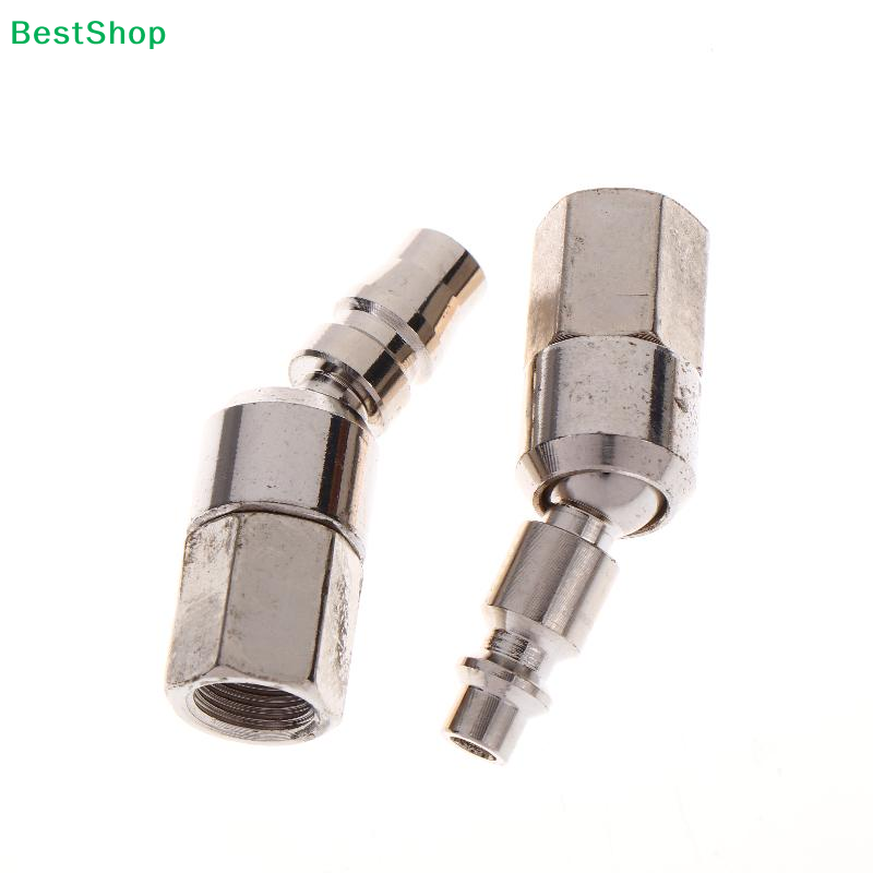 1 buah, tipe Eropa/Jepang/AS,  - Swivel Air Hose Fitting Quick Connect 1/4 ulasan dan harga
